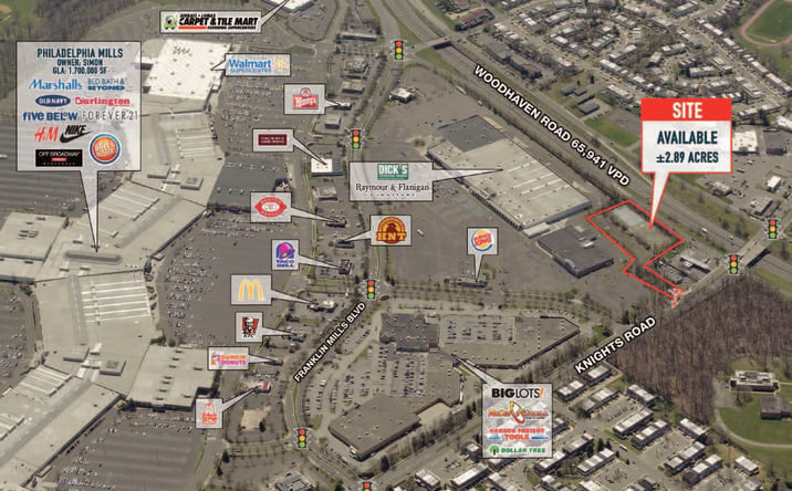 Pictures of Retail property located at 12123 Knights Road, Philadelphia, PA 19154 for sales - image #1