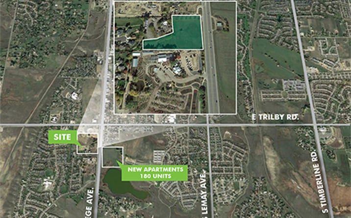 Pictures of Land property located at 6815 S College Ave, Fort Collins, CO 80525 for sales - image #1