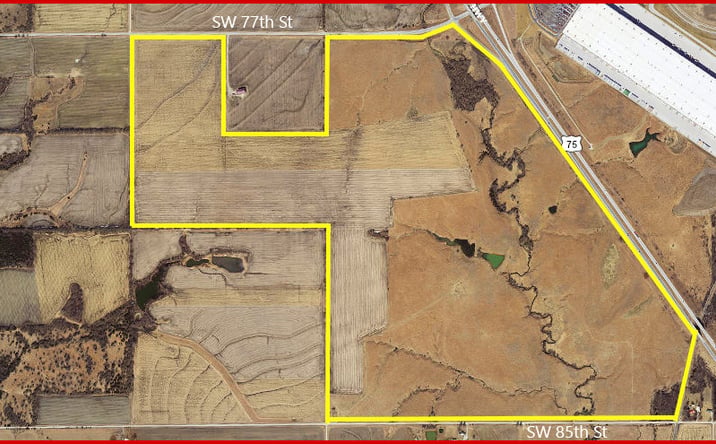 Pictures of Land property located at US Highway 75 & 77th St, Wakarusa, KS 66546 for sales - image #1