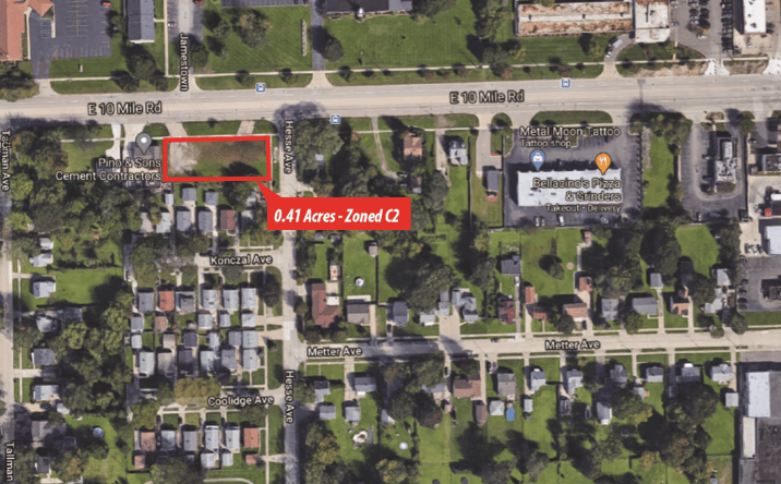 Pictures of Land property located at 11370 E 10 Mile Rd, Warren, MI 48089 for sales - image #1