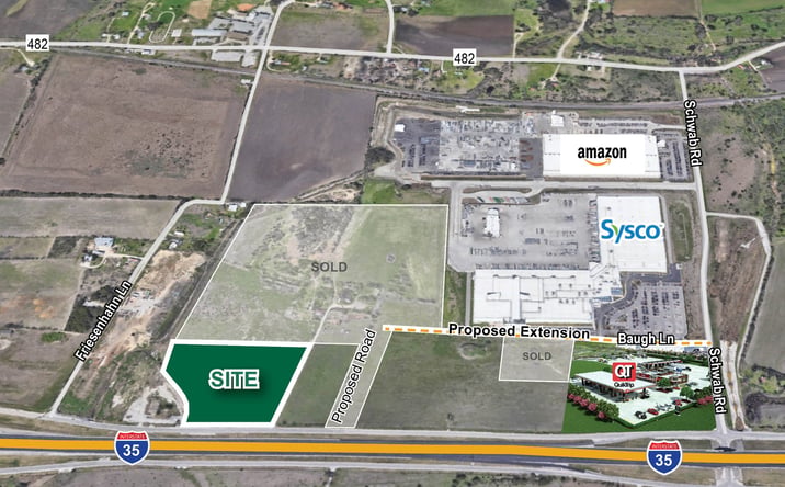 Pictures of Land property located at IH-35 & Schwab Rd, Schertz, TX 78132 for sales - image #1