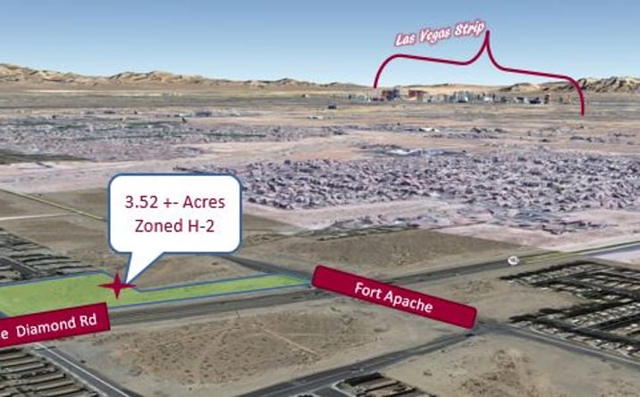 Pictures of Land property located at Blue Diamond and Fort Apache, Las Vegas, NV 89178 for sales - image #1