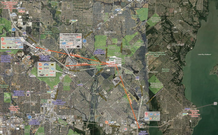 Pictures of Land property located at NEQ PGBT & Miles Road (Tract B), Sachse, TX 75048, 4750 President George Bush Highway, Sachse, TX 75048, 4715 President George Bush Highway, Sachse, TX 75048 for sales - image #1