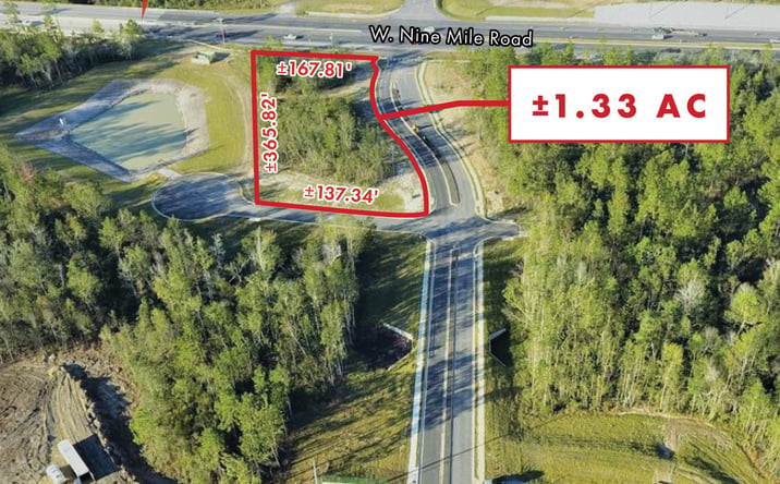 Pictures of Land, Retail property located at Lot 2 W. Nine Mile Road, Pensacola, FL 32526 for sales - image #1