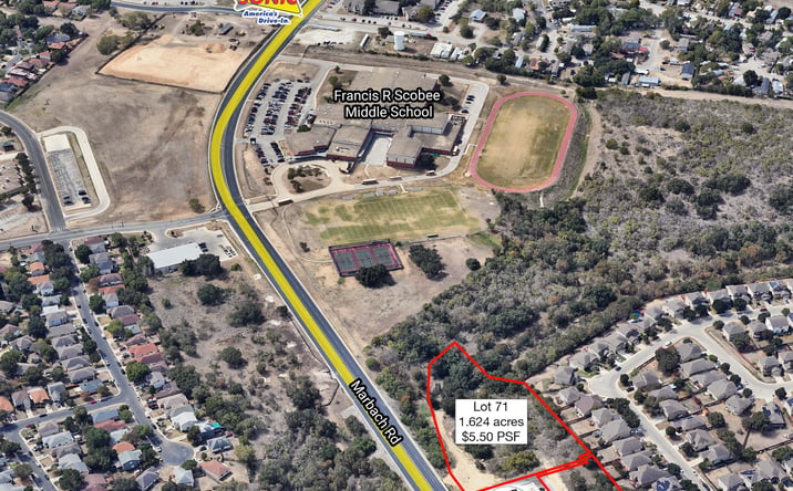 Pictures of Land property located at Big Wolf Creek and Marbach, San Antonio, TX 78245 for sales - image #1