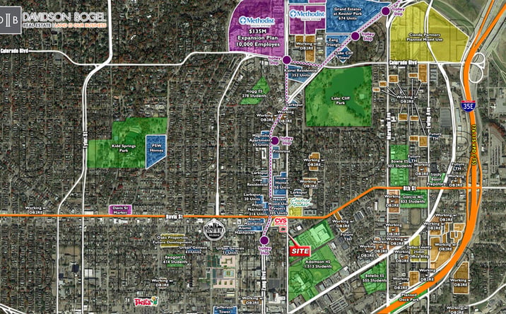 Pictures of Land property located at Beckley & 7th, Dallas, TX 75203 for sales - image #1