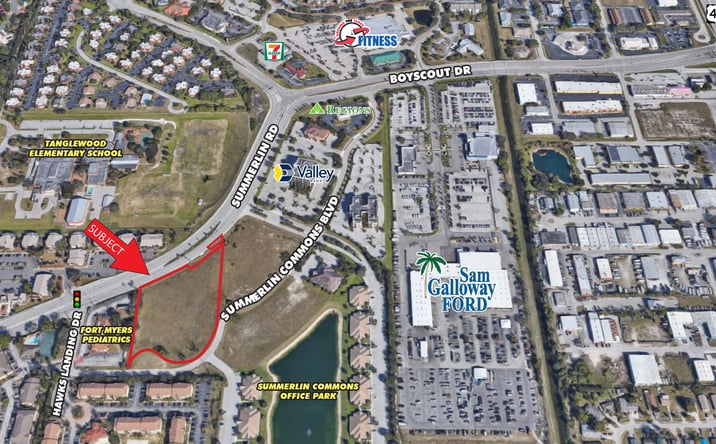 Pictures of Land property located at Summerlin Commons Blvd, Fort Myers, FL 33907 for sales - image #1