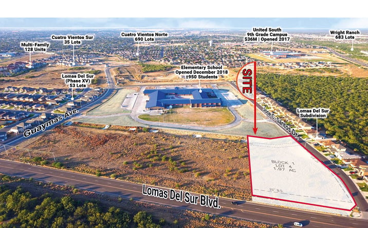 Pictures of Land property located at 3620 Lomas Del Sur Boulevard, Laredo, TX 78046 for sales - image #1