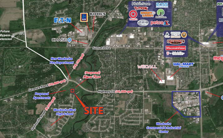 Pictures of Land property located at Hwy 59 & River Valley Road, Waukesha, WI 53189 for sales - image #1