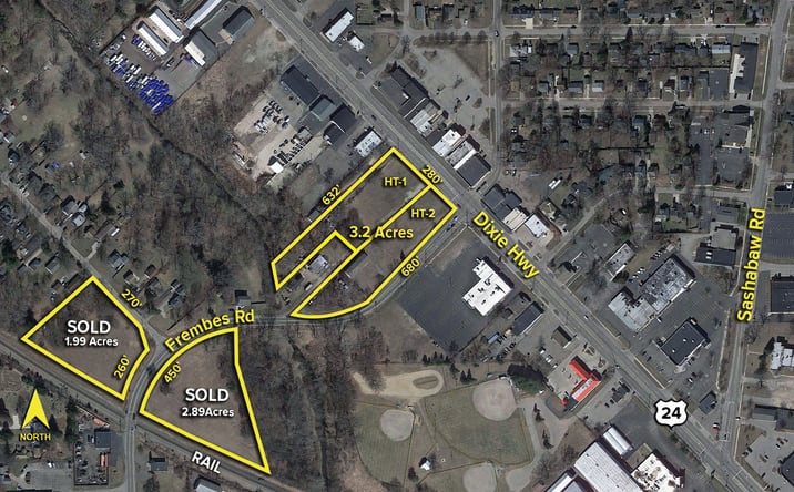 Pictures of Land property located at 4495 Dixie Highway, Waterford, MI 48329 for sales - image #1