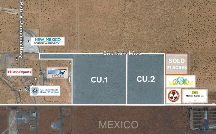 Pictures of Land property located at Cattle Crossing, Santa Teresa, NM 88008 for sales - image #1