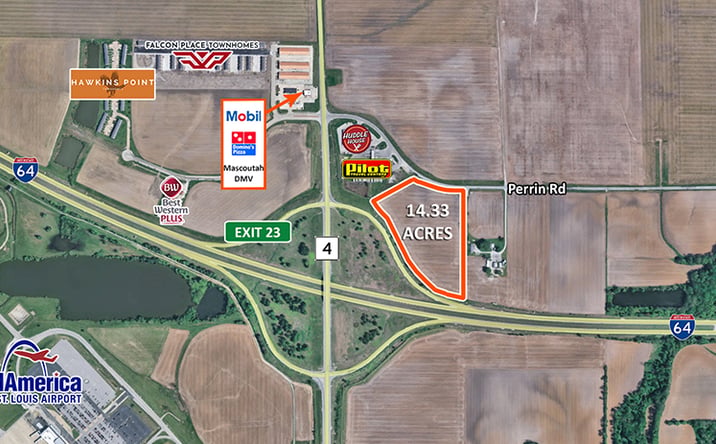 Pictures of Land property located at Perrin Rd, Mascoutah, IL 62258 for sales - image #1