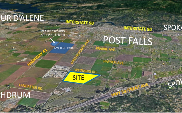Pictures of Land property located at NWC Wyoming Rd and Greensferry Rd, Rathdrum, ID 83858 for sales - image #1
