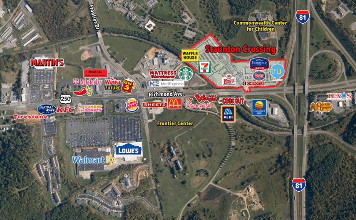 Pictures of Land property located at Crossing Way and Richmond Avenue, Staunton, VA 24401 for sales - image #1