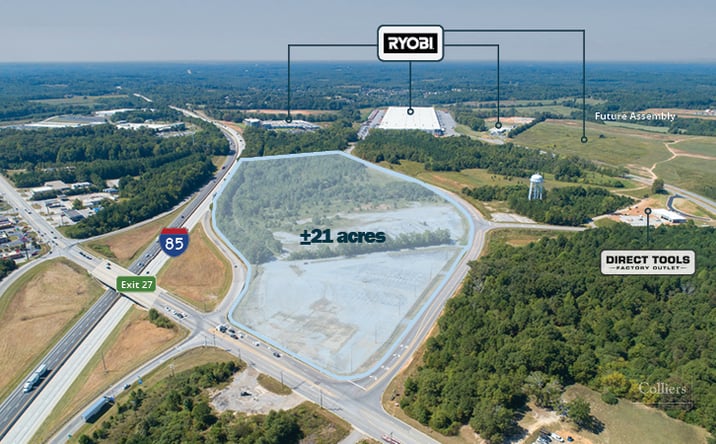 Pictures of Hospitality, Land, Mixed Use, Multifamily, Retail property located at Ryobi Drive, Anderson, SC 29621 for sales - image #1