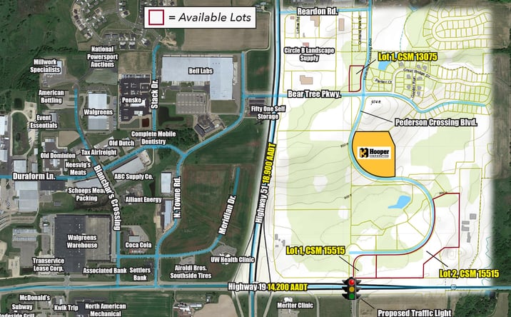 Pictures of Land property located at Pederson Crossing Blvd, DeForest, WI 53532 for sales - image #1