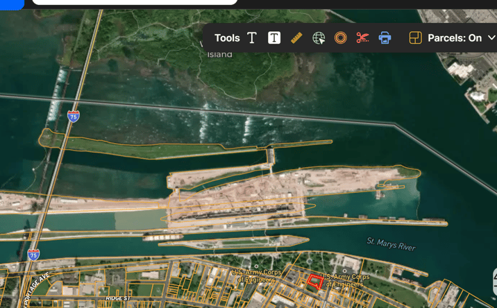 Pictures of Land property located at 119 W Water St, Sault Ste. Marie, MI 49783 for sales - image #1