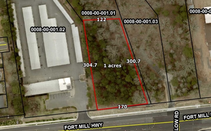 Pictures of Land property located at 268 Fort Mill Highway, Fort Mill, SC 29707 for sales - image #1
