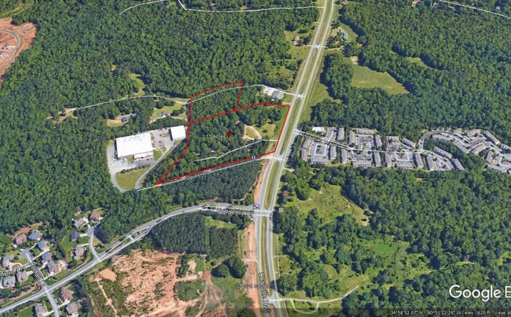 Pictures of Land property located at 9159 Charlotte Highway, Fort Mill, SC 29707 for sales - image #1