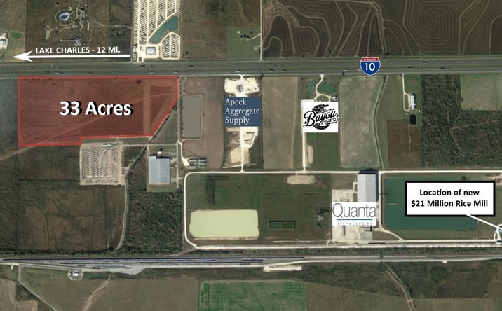 Pictures of Land property located at I-10 Frontage Rd, Lacassine, LA 70591 for sales - image #1