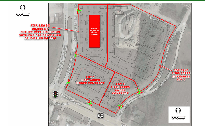 Pictures of Retail, Land property located at NEC of US 380 and Monte Carlo Blvd., Princeton, TX 75407 for sales - image #1