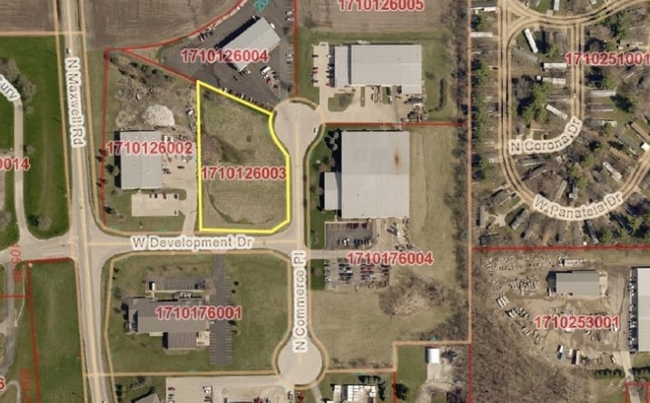 Pictures of Office, Industrial, Land property located at Commerce & Development Drive, Peoria, IL 61604 for sales - image #1