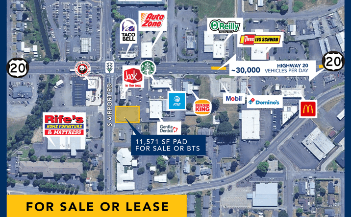 Pictures of Land, Retail property located at S. Santiam Hwy & Airport Road, Lebanon, MO 97355 for sales - image #1