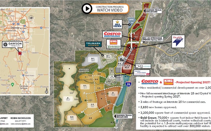 Pictures of Retail property located at I-25 & Crystal Valley Pkwy, Castle Rock, CO 80104 for sales - image #1