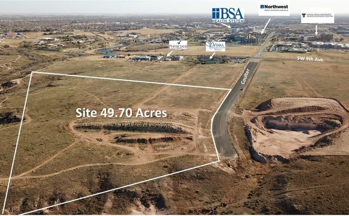 Pictures of Multifamily, Office, Land, Senior Living property located at 09th & Coulter - NE Corner, Amarillo, TX 79106 for sales - image #1