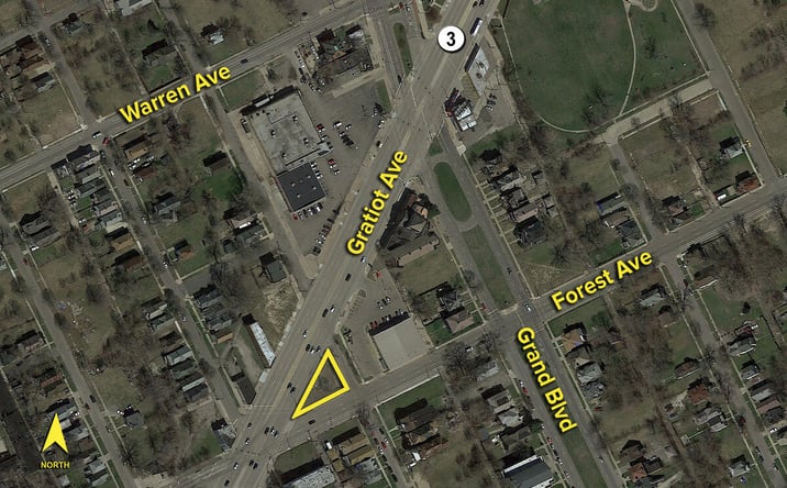 Pictures of Land property located at 6940 Gratiot Ave, Detroit, MI 48208 for sales - image #1