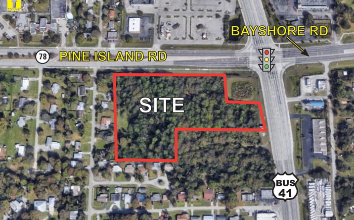 Pictures of Land property located at Pine Island Road (State Road 78) & US Business 41, North Fort Myers, FL 33903 for sales - image #1