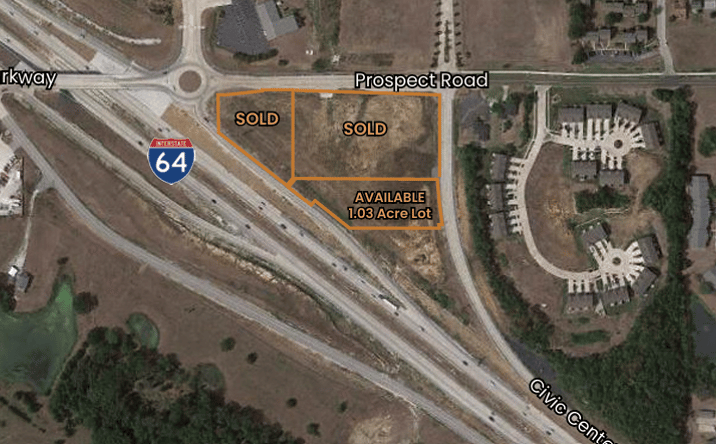 Pictures of Land property located at Prospect Road I-64 Interchange, Lake St Louis, MO 63367 for sales - image #1