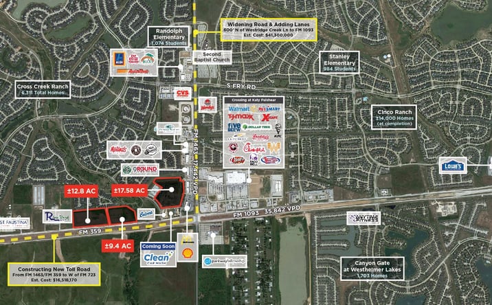 Pictures of Land property located at FM 1463, Fulshear, TX 77441 for sales - image #1