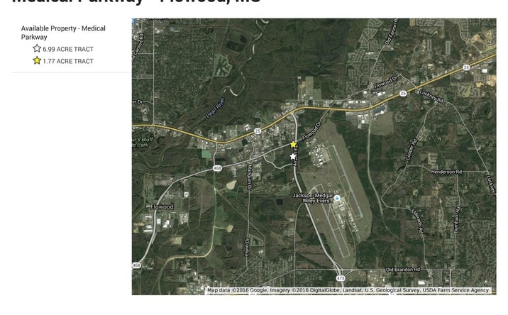 Pictures of Land property located at Medical Parkway & N Flowood Drive Tract B, Jackson, MS 39232 for sales - image #1