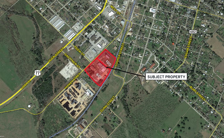 Pictures of Industrial, Land property located at 100 Hickey St, Yoakum, TX 77995 for sales - image #1