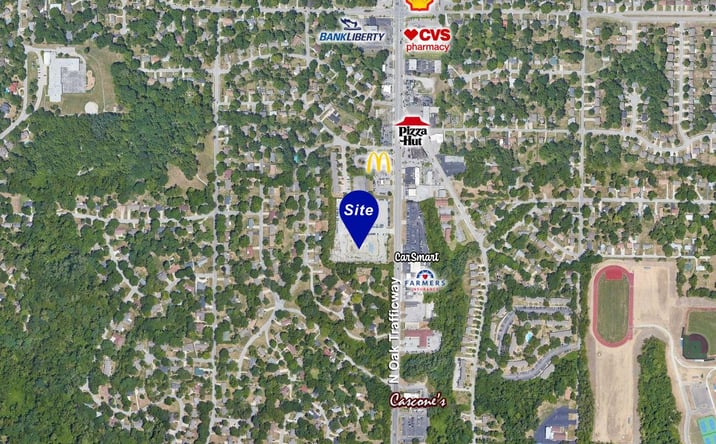 Pictures of Land property located at 3910 N Oak Trafficway, Kansas City, MO 64116 for sales - image #1