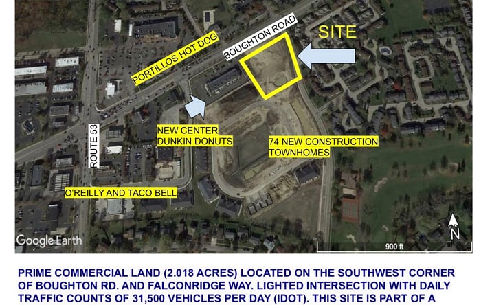 Pictures of Land property located at 151 E Boughton Road, Bolingbrook, IL 60440 for sales - image #1