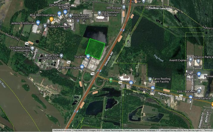 Pictures of Land property located at Baucum Industrial Drive, North Little Rock, AR 72117 for sales - image #1