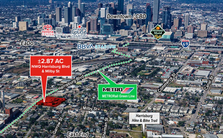 Pictures of Land property located at NWQ Harrisburg Blvd & Milby St, Houston, TX 77003-2415 for sales - image #1