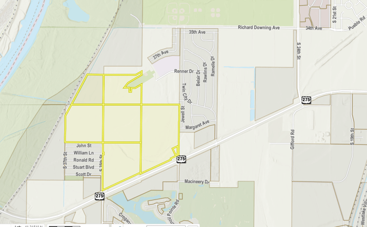 Pictures of Land property located at 242.49 Acres M/L Veterans Memorial Hwy, Council Bluffs, IA 51501 for sales - image #1
