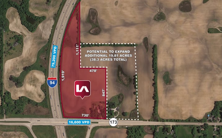 Pictures of Retail, Industrial, Land property located at 16980 Route 173, Wadsworth, IL 60083 for sales - image #1