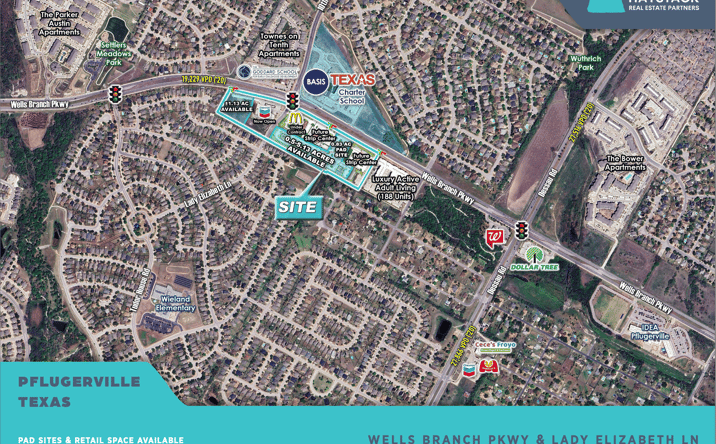 Pictures of Land property located at Wells Branch Pkwy, Pflugerville, TX 78660 for sales - image #1