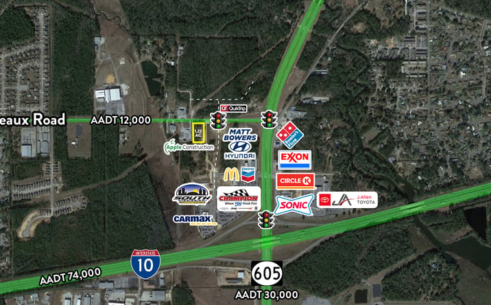 Pictures of Land property located at 12016 Dedeaux Rd, Gulfport, MS 39503 for sales - image #1