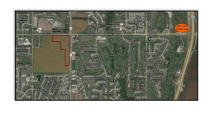 Pictures of Land property located at North Ankeny Blvd & NW 36th St, Ankeny, IA 50023 for sales - image #1