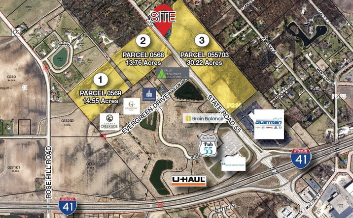 Pictures of Land property located at 55 & INTERSTATE 41, Kaukauna, Kaukauna, WI 54130 for sales - image #1
