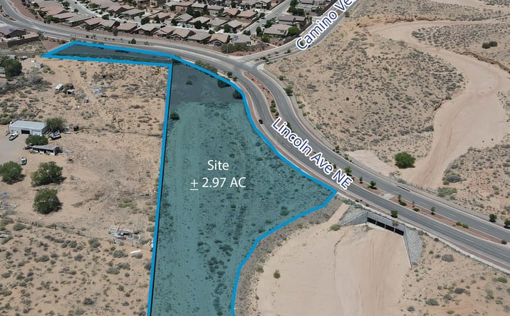 Pictures of Land property located at SEC Camino Venada & Lincoln Ave, Rio Rancho, NM 87144 for sales - image #1