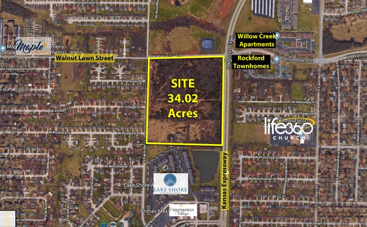 Pictures of Land property located at 3736 S Cox Rd, Springfield, MO 65807 for sales - image #1