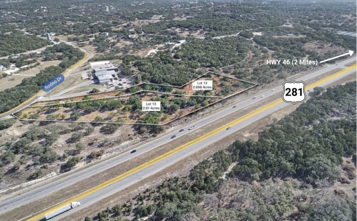 Pictures of Land property located at 401 & 417 Rodeo Drive, Bulverde, TX 78070 for sales - image #1