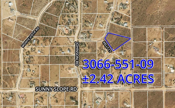 Pictures of Land property located at Kelly Ct, Phelan, CA 92371 for sales - image #1
