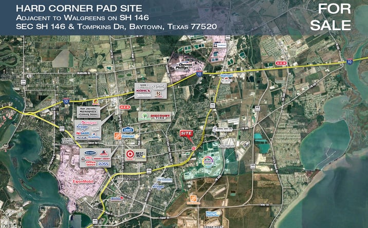 Pictures of Land property located at SH-146 & Tompkins Drive, Baytown, TX 77520 for sales - image #1